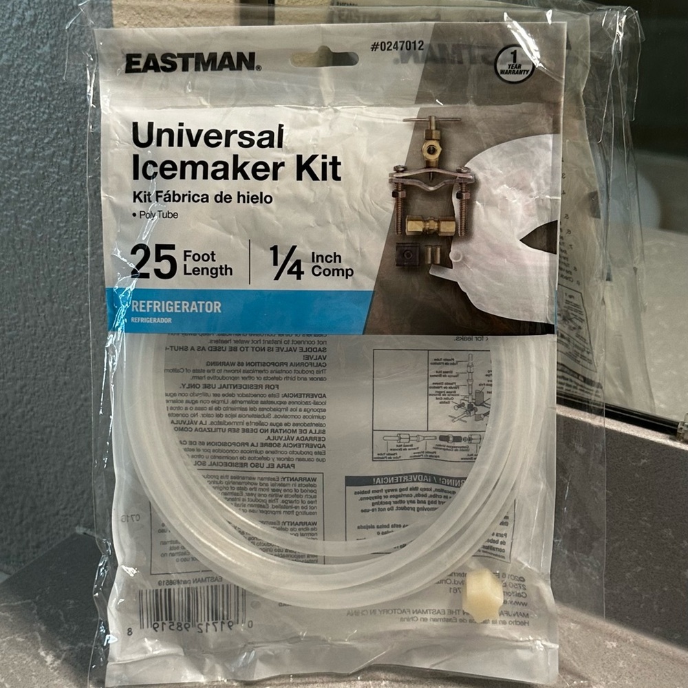 Brand New Eastman Universal Icemaker Kit #0247012
